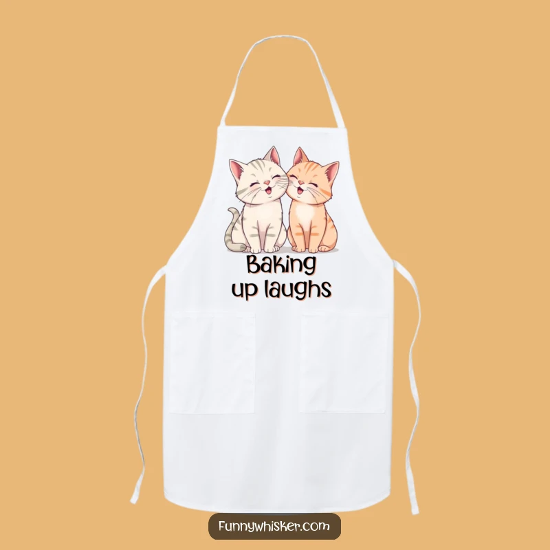 Funny Giggling Cats Apron - Cook with Joy and a Perfect Funny Gift