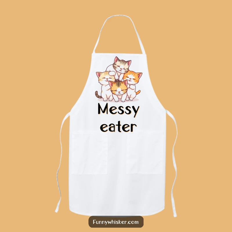 Funny Tumble Cats Apron - Hilarious Kitchen Fun for Feline Fans