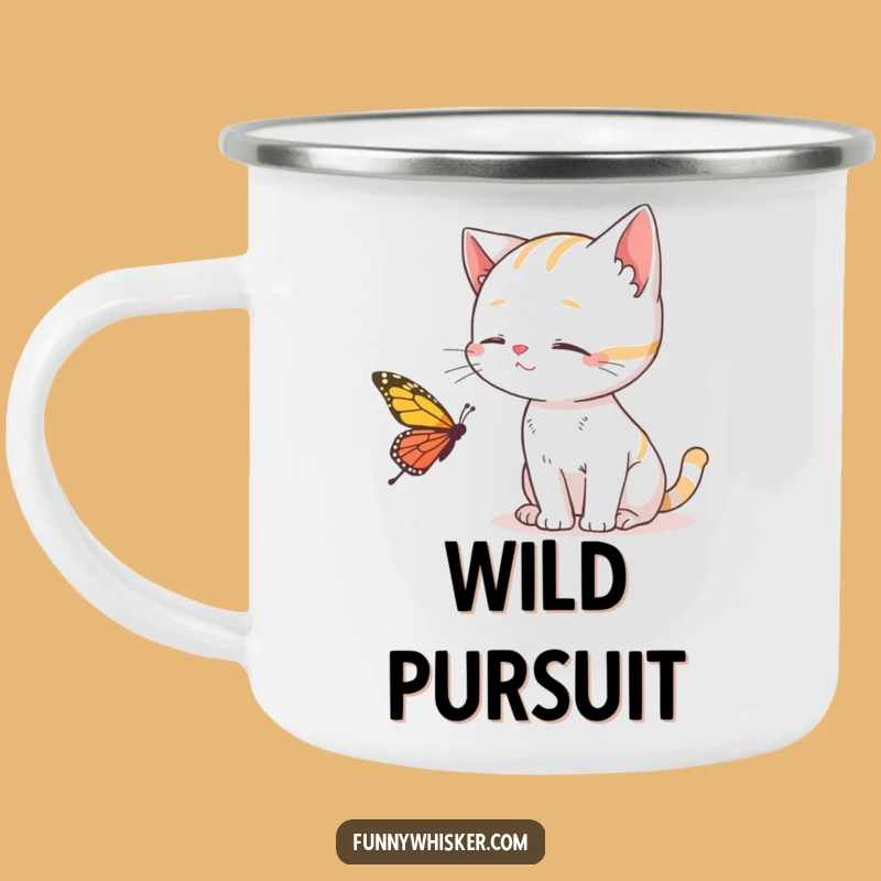 Funny Cat Camping Mug: Adventure with Whiskers, A Humorous Gift