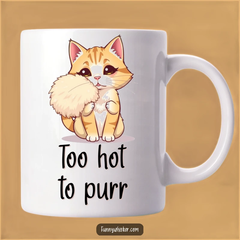 Funny Dramatic Cat Fan Mug: Hilarious Diva Gift for Cat Lovers