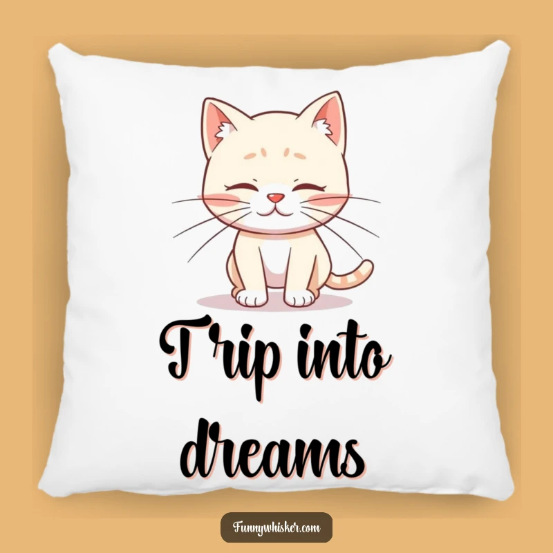 Funny Cat Whiskers Pillow - Cozy Comfort With Comedic Feline Charm