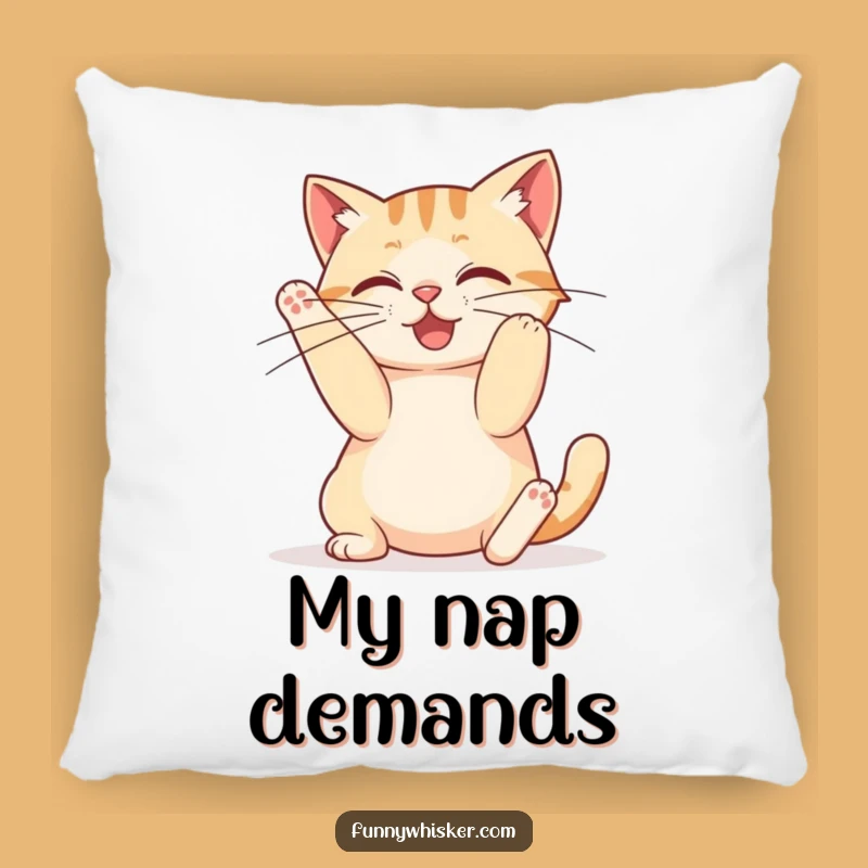 Funny Stretchy Cat Pillow - Soft Feline Comfort, Gift for Cat Lovers