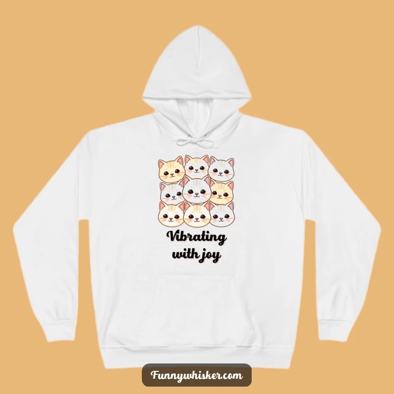 Cozy Funny Cat Bundle Hoodie: Vibrating Whiskers - Warm & Cute Gift