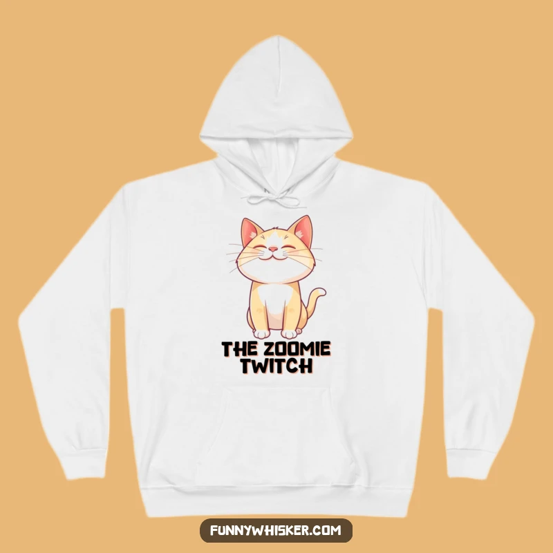 Cozy Funny Cat Whisker Twitch Hoodie: Warmth with Joyful Flair