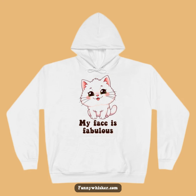 Funny Cat Hoodie: Cozy Comfort with Giggle-Inducing Whiskers - Best Gift!