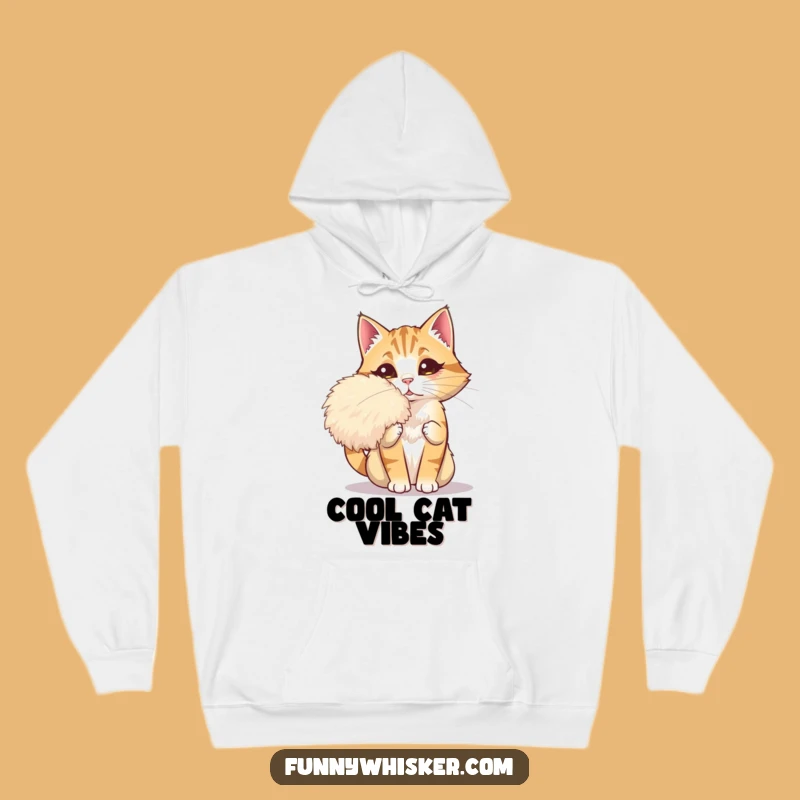 Funny Dramatic Cat Fan Hoodie: Cozy Diva Comfort Gift