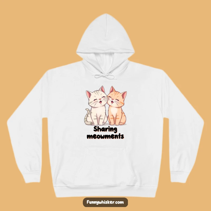 Funny Giggling Cats Hoodie - Cozy Companions Entertaining with a Perfect Funny Gift