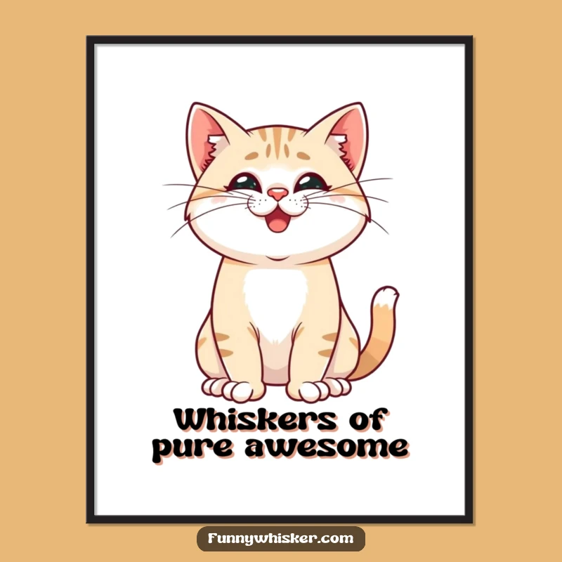 Free Printable Wall Art: Proud Cat Pose Art, Playful Whisker Downloadable Decor