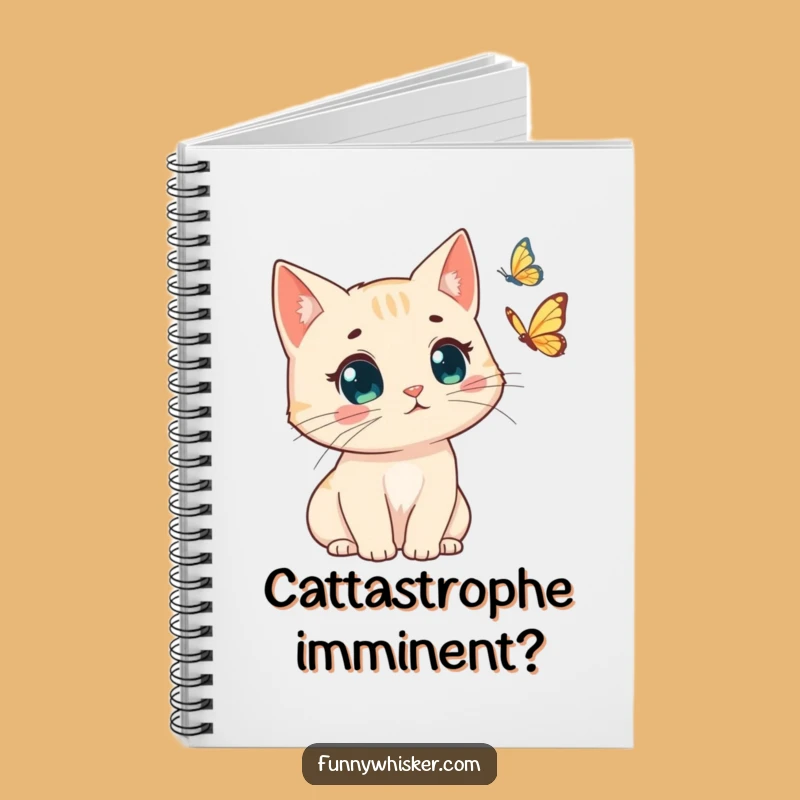 Funny Cat Notebook: Windswept Whiskers Surprise Journal - Hilarious Gift Idea!