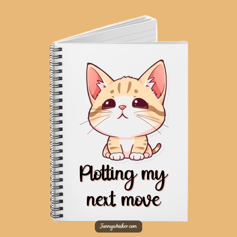 Funny Curious Cat Notebook - Journal for Inquisitive Minds, Gift Idea