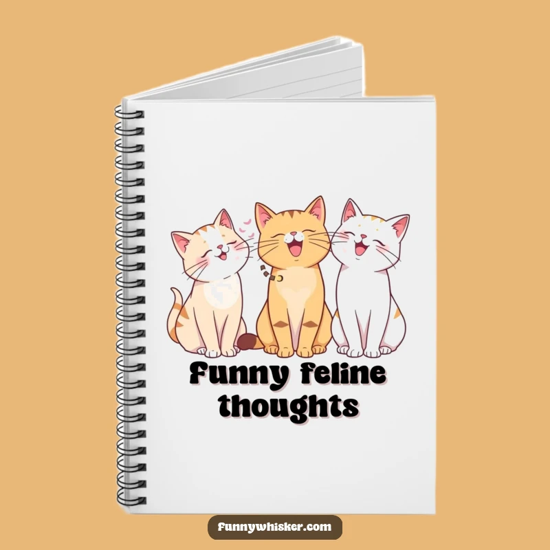 Funny Cat Notebook: Giggle Whiskers Journal - Hilarious Gift Idea!