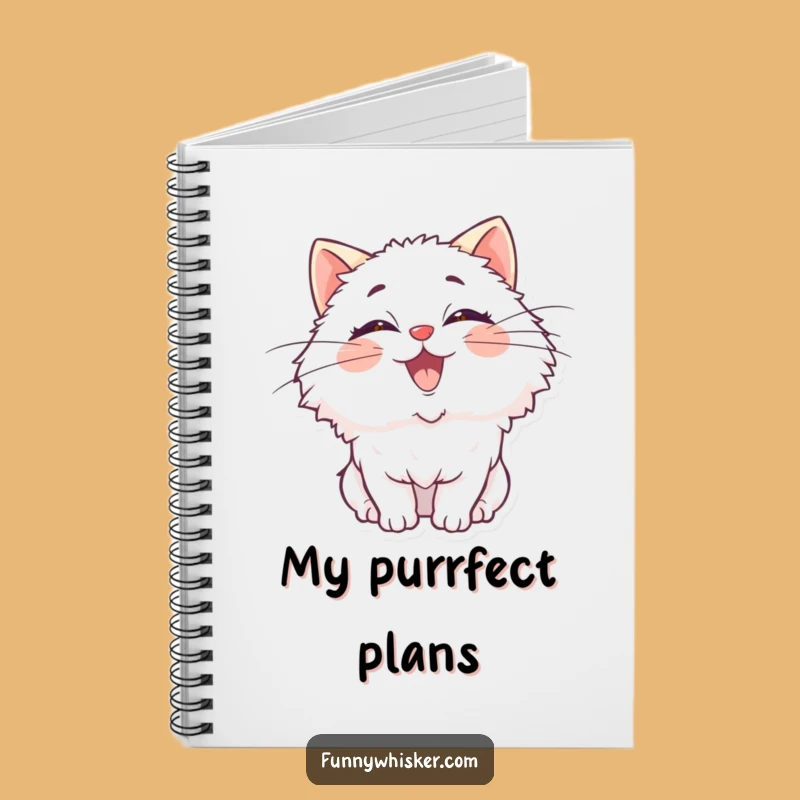 Funny Feline Delight Notebook: Jot Down Ideas with Whimsical Flair