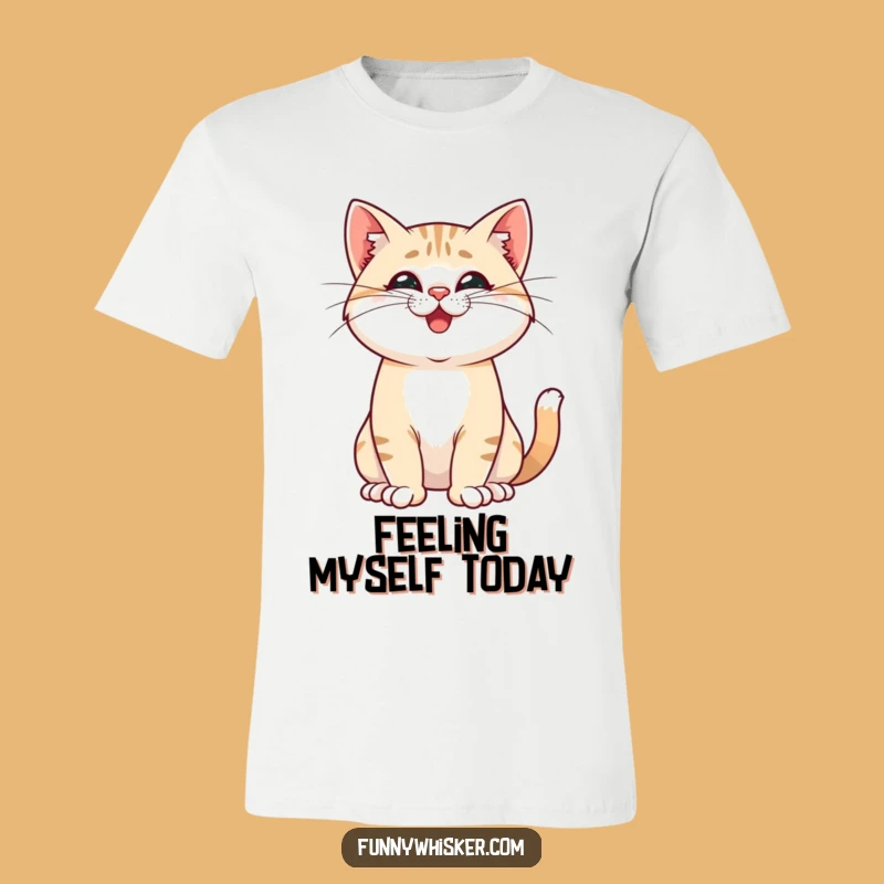 Funny Proud Cat Whiskers T-Shirt: Wear Your Playful Confidence