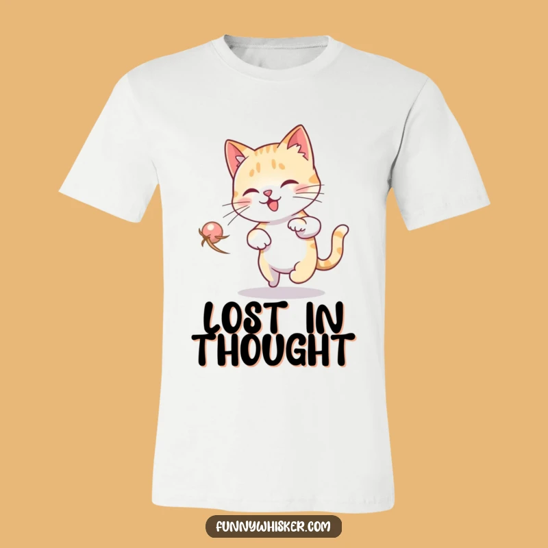 Funny Cat Dizzy T-Shirt: Whisker Chase Loop Tee, Hilarious Pet Lover Gift