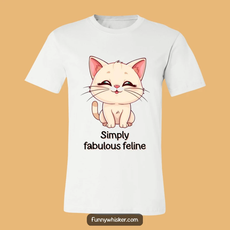 Funny Cat Pose T-Shirt: Elegant Whiskers, Silly Dance - Hilarious Gift!